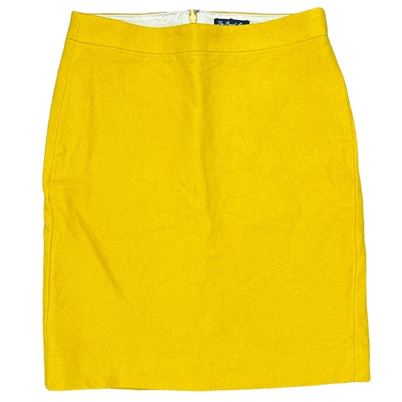 J. Crew Dresses & Skirts - SOLD- J. Crew Mustard Yellow The Pencil Skirt Size 4